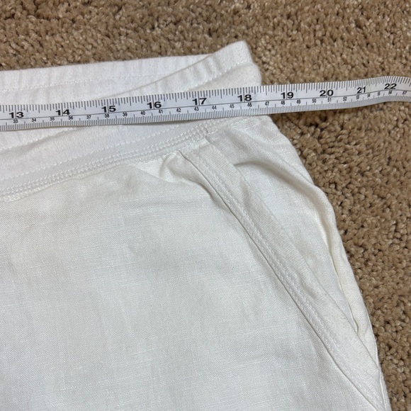 James Perse White Linen Pants - Picture 3 of 6